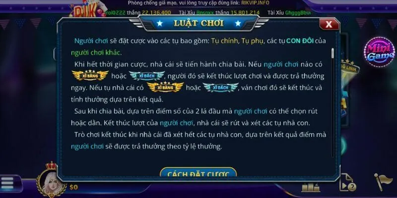 Cách thức so điểm khi kết thúc ván bài xì dách 