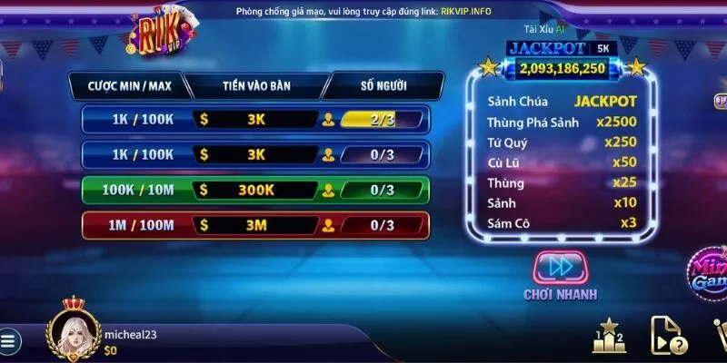 Poker Rikvip: Luật Chơi Chi Tiết & Chiến Thuật Thắng Lớn 2026