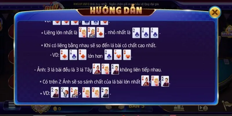 Quy trình chi tiết của một ván bài Liêng tại Rikvip 