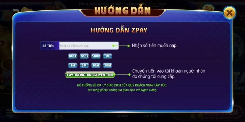 Ưu đãi nạp lần đầu dành cho người chơi mới